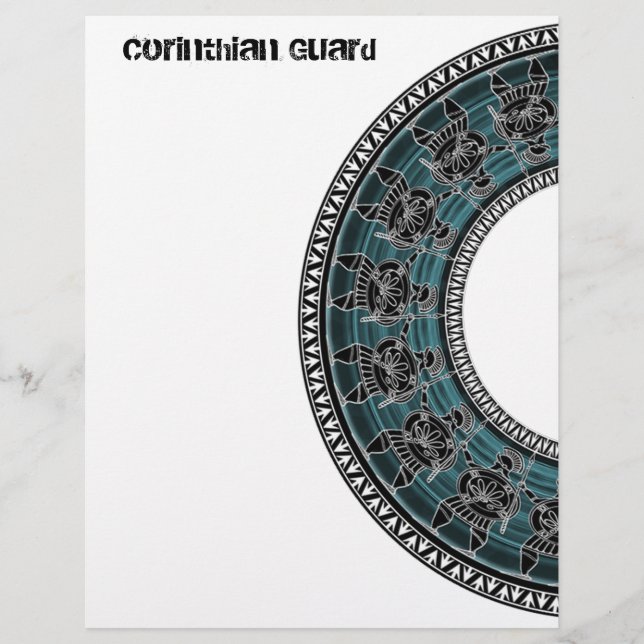 Retro Griekse schijf (Voorkant)