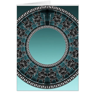 Retro Griekse schijf