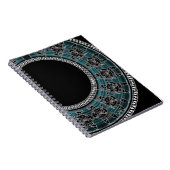 Retro Griekse schijf Notitieboek (Rechterzijde)