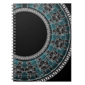 Retro Griekse schijf Notitieboek (Voorkant)