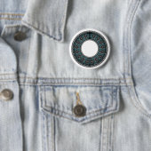 Retro Griekse schijf Ronde Button 5,7 Cm (In situ)