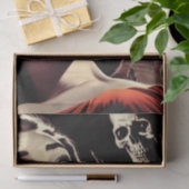 Retro Griezelen Pulp Meisje Tissuepapier (Geschenk)