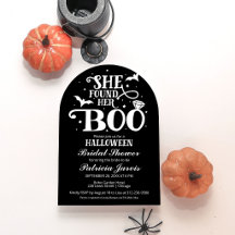 Retro Griezelig Ze Heeft Haar Boo Bruiloft Borrel 