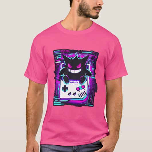 Retro griezelige vriend t-shirt (Voorkant)