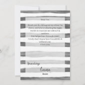 Retro grijs custom 9 Paar Foto's "love u always" Feestdagenkaart (Achterkant)