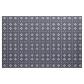Retro Grijs Scandi Bloemenprint Stof (Fat Quarter)