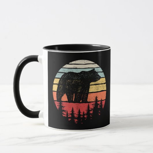Retro Grizzly Beer Mok (Links)