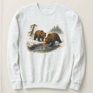 Retro Grizzlyberen Wildernis Scene - Negentiger ja Trui