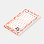 Retro Grocery Shopping List () Post-it® Notes (Schuin)