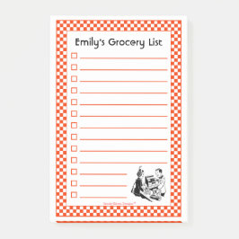 Retro Grocery Shopping List () Post-it® Notes