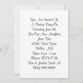 Retro Grocery Shopping Pantry Party Stock Kitchen Kaart (Achterkant)