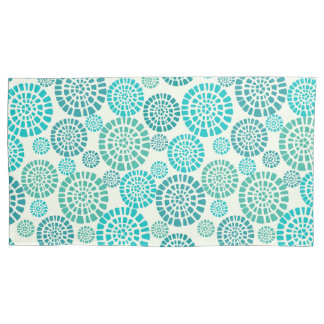 Retro,groen,70's,floreel,,sjabloon,chic,cust Kussensloop