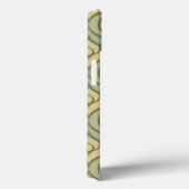 Retro groen en geel patroon Case-Mate iPhone case (Achterkant / Rechts)