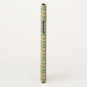 Retro groen en geel patroon Case-Mate iPhone case (Achterkant / rechts)