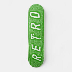Retro - groen en wit persoonlijk skateboard