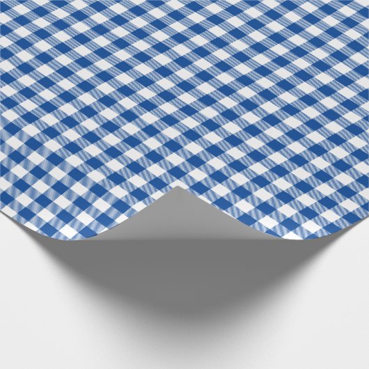 Retro Groen Wit Kerstmis Nieuwjaar Tartan Plaid Cadeaupapier (Hoek)