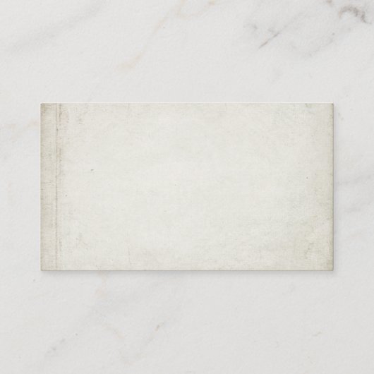 Retro groene auto op kaart visitekaartje (Achterkant)