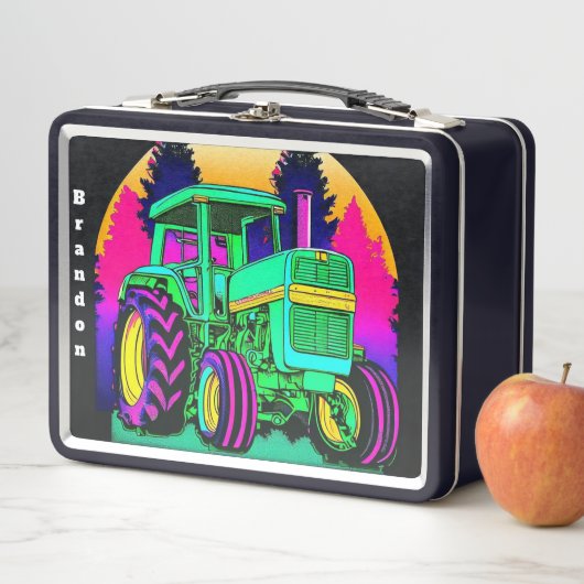 Retro Groene Boerderijen trekker (In situ)