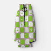 Retro Groene en Witte Koeler van de Fles (Achterkant)
