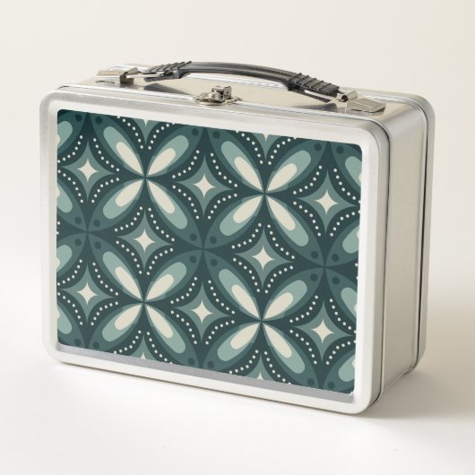 Retro groene geometrische patroon (Voorkant)