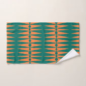 Retro groene handdoek (Handdoek)