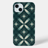 retro groene vormen Case-Mate iPhone case (Achterkant)