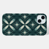 retro groene vormen Case-Mate iPhone case (Achterkant (horizontaal))