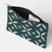 retro groene vormen etui (Open)