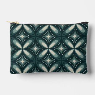 retro groene vormen etui