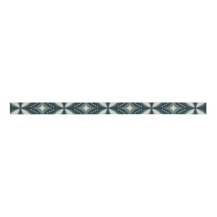 retro groene vormen grosgrain lint