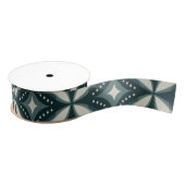 retro groene vormen grosgrain lint (Spoel)