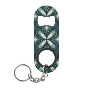 retro groene vormen mini flessenopener