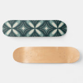 retro groene vormen persoonlijk skateboard (Horizontaal)