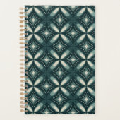 retro groene vormen planner (Voorkant)