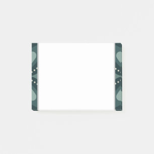 retro groene vormen post-it® notes