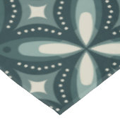 retro groene vormen tafelkleed (Gekanteld)