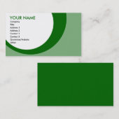 retro - groenen visitekaartje (Voorkant / Achterkant)