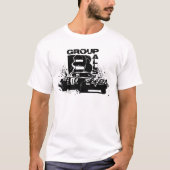 Retro "Groep B" Rally T-shirt (Voorkant)
