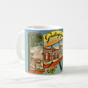 Retro groeten uit Roanoke, VA Koffiemok
