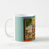 Retro groeten uit Roanoke, VA Koffiemok (Links)