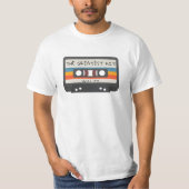  Retro Grootste Hit Cassettebandje Verjaardag T-shirt (Voorkant)