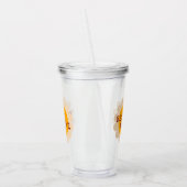 Retro Groove Acryl Bekertje Drinkbeker (Links)