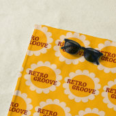 Retro Groove badhanddoek (In situ)