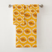 Retro Groove badhanddoekenset Bad Handdoek (Insitu)