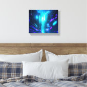 Retro Groove Converse Canvas Afdruk (Insitu (Slaapkamer))