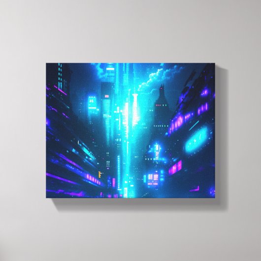 Retro Groove Converse Canvas Afdruk (Voorkant)