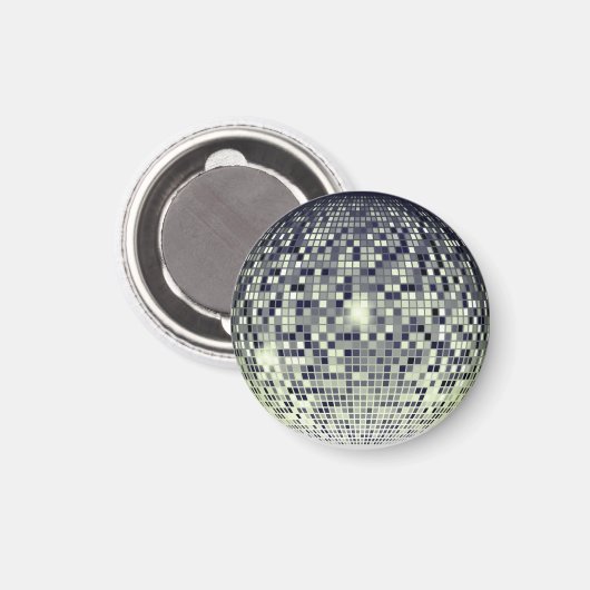 Retro Groove - Discobal Magneet (Voorkant / Achterkant)