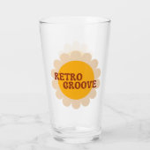 Retro Groove Glas (Achterkant)