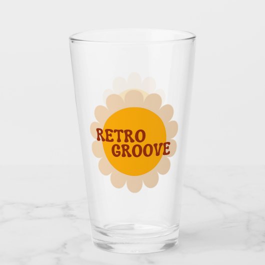 Retro Groove Glas (Voorkant)
