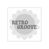 Retro Groove Gumstempel Rubberstempel (Afrduk)